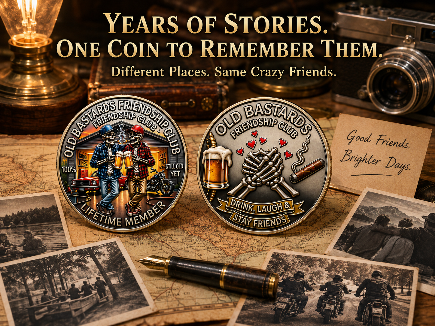 Years of stories represented on the coin