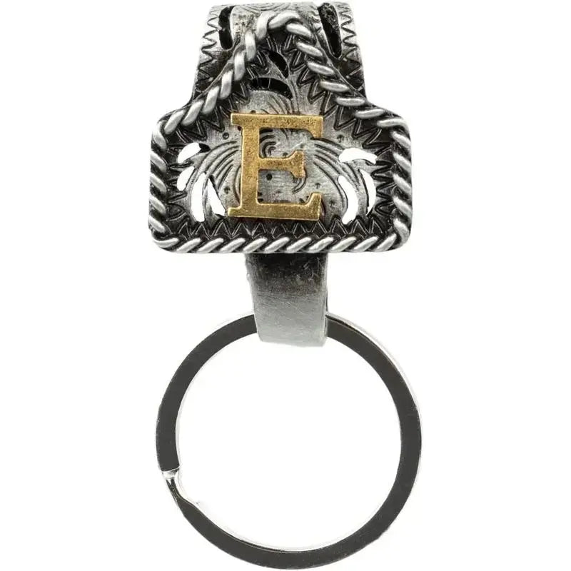 Personalized Western Cow Tag Keychain