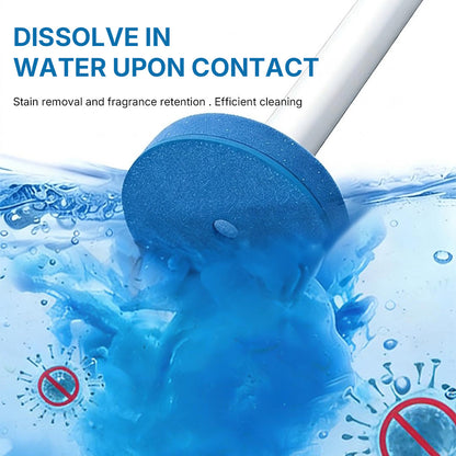 Disposable Toilet Brush Kit, No-Touch Toilet Cleaner with 32 Refill Heads
