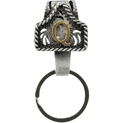 Personalized Western Cow Tag Keychain