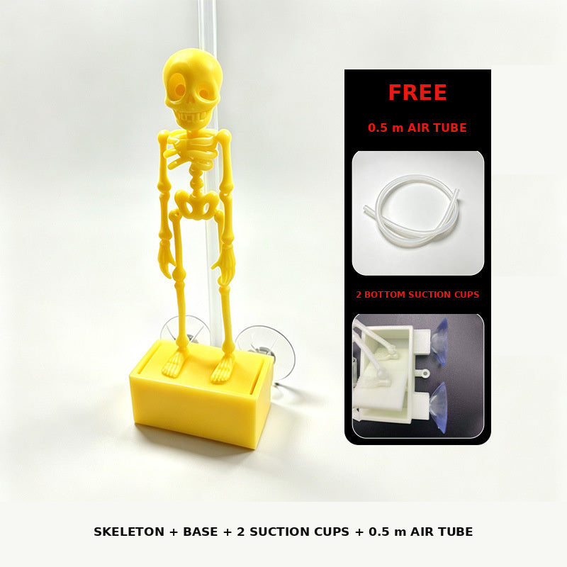 ⏳🔥LIMITED-TIME 50% OFF! ⏰💧Dancing Skeleton Aquarium Bubbler💀