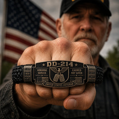 ✝️ King of Kings Faith Bracelet –Veteran Honor Bracelet