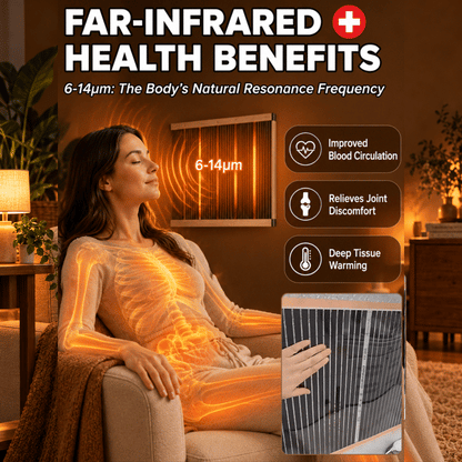 【3-Second Instant Heating】Honeycomb Graphene Far-Infrared Carbon Crystal Wall Heater