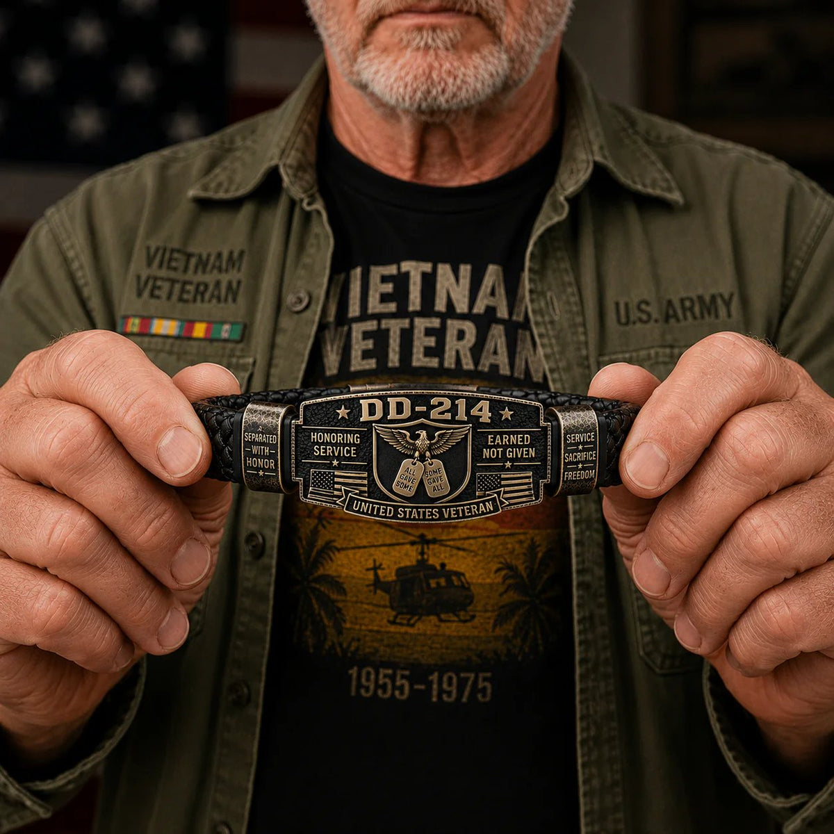 ✝️ King of Kings Faith Bracelet –Veteran Honor Bracelet