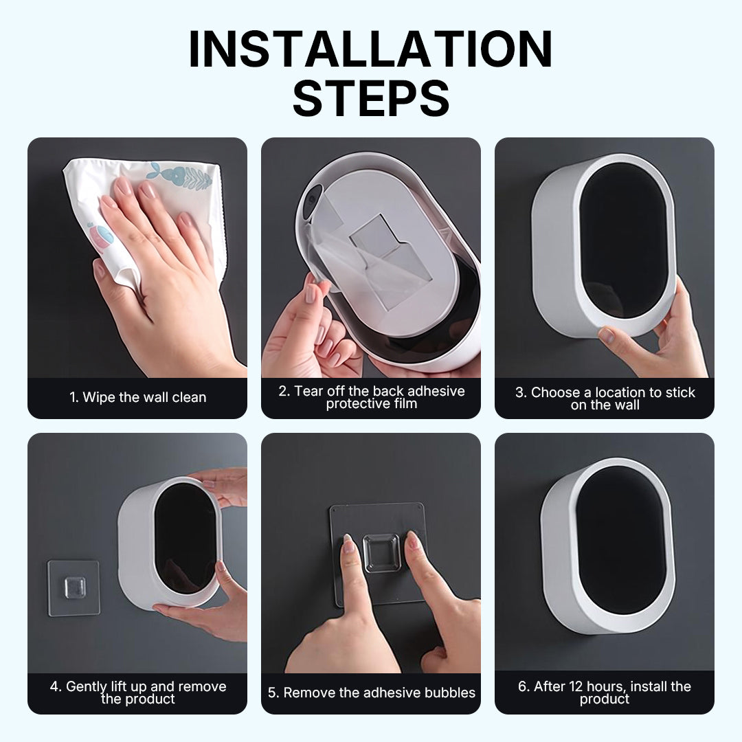 Disposable Toilet Brush Kit, No-Touch Toilet Cleaner with 32 Refill Heads