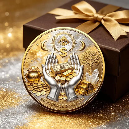 ⏰65% OFF💥3D All-Seeing Eye Prosperity Coin – Wealth & Good Luck Charm