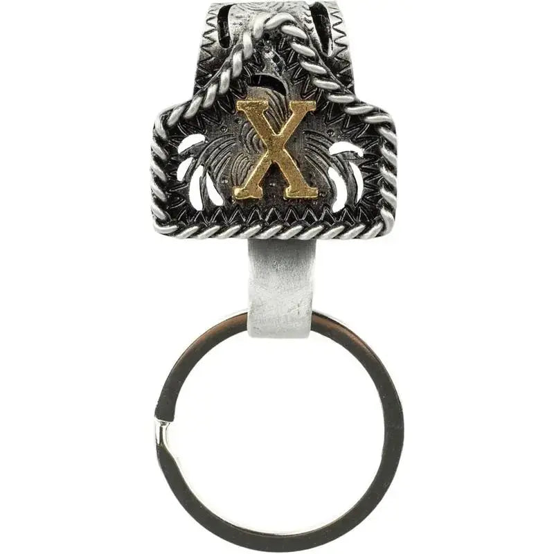 Personalized Western Cow Tag Keychain