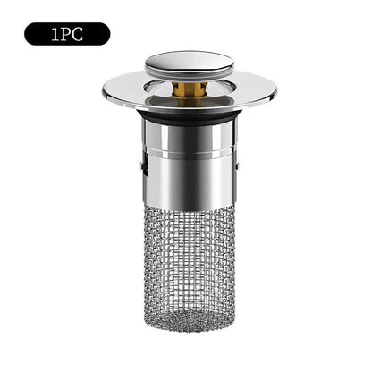 Stainless Steel Anti-Odor Bathroom Sink Stopper