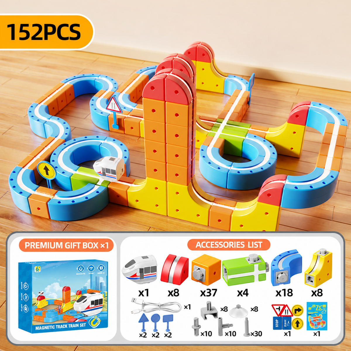 Magic Track Train Set