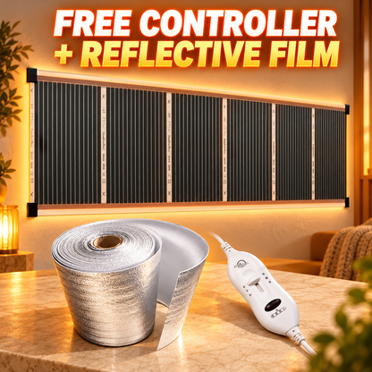 【3-Second Instant Heating】Honeycomb Graphene Far-Infrared Carbon Crystal Wall Heater