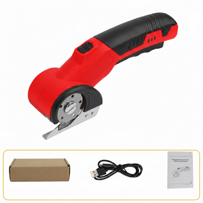 Cordless Electric Scissors 3.7V – Rechargeable Heavy Duty Cutter with Safety Lock