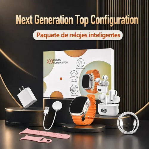 X9 Smartwatch & Wireless Earbuds Gift Set