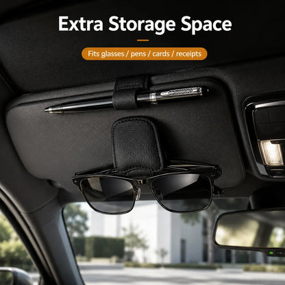 🔥50% OFF⏰Magnetic Car Visor Sunglasses Holder & Card Clip
