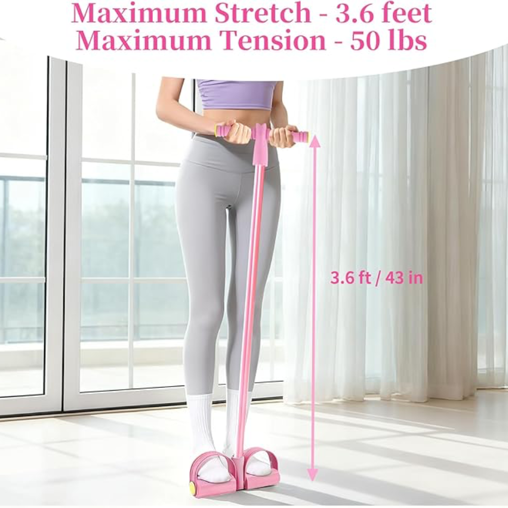 Portable Pedal Resistance Band Trainer