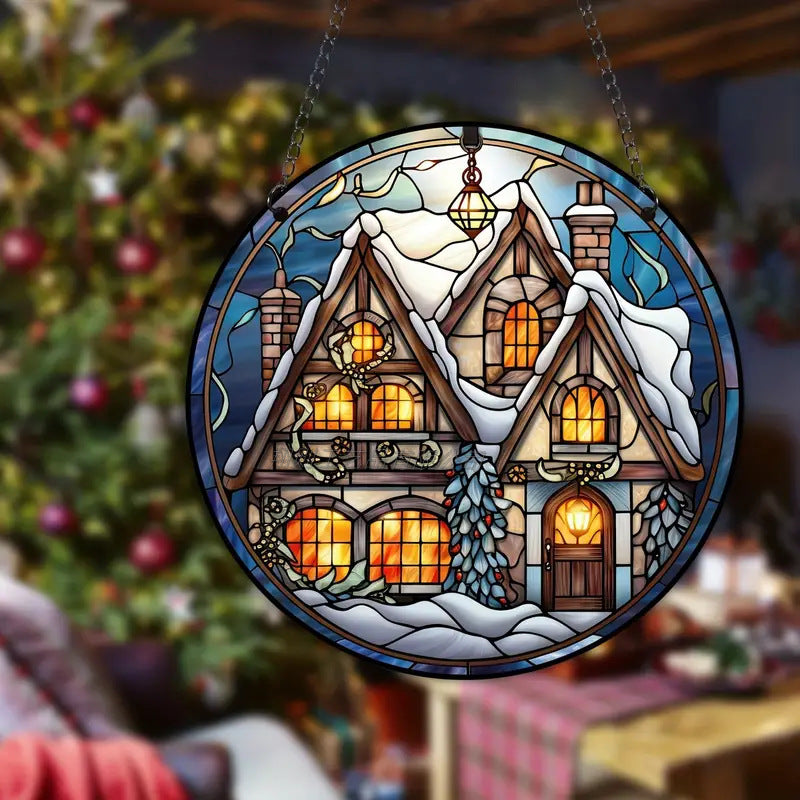 "Santa's Sassy Salute" Christmas Ornament