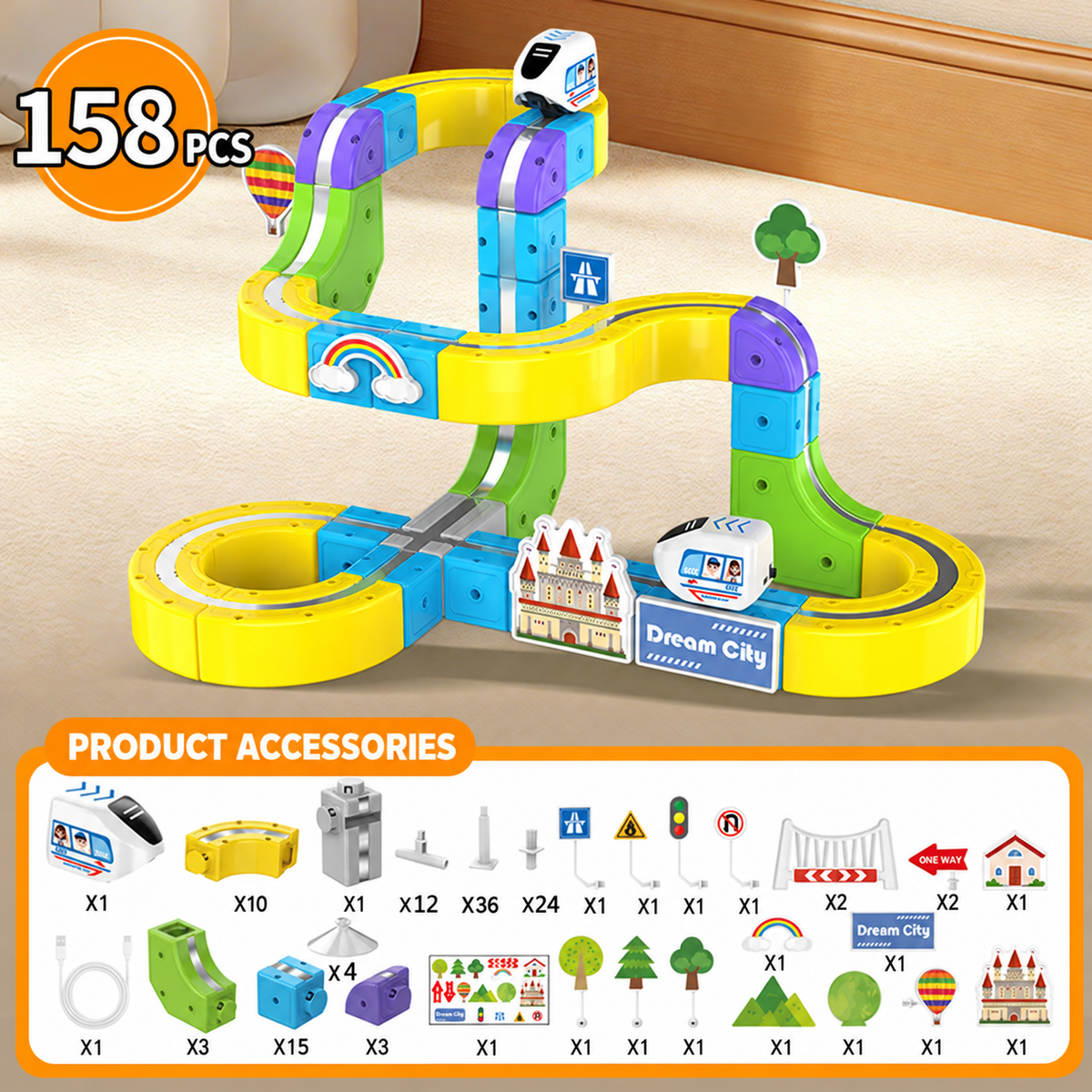 Magic Track Train Set