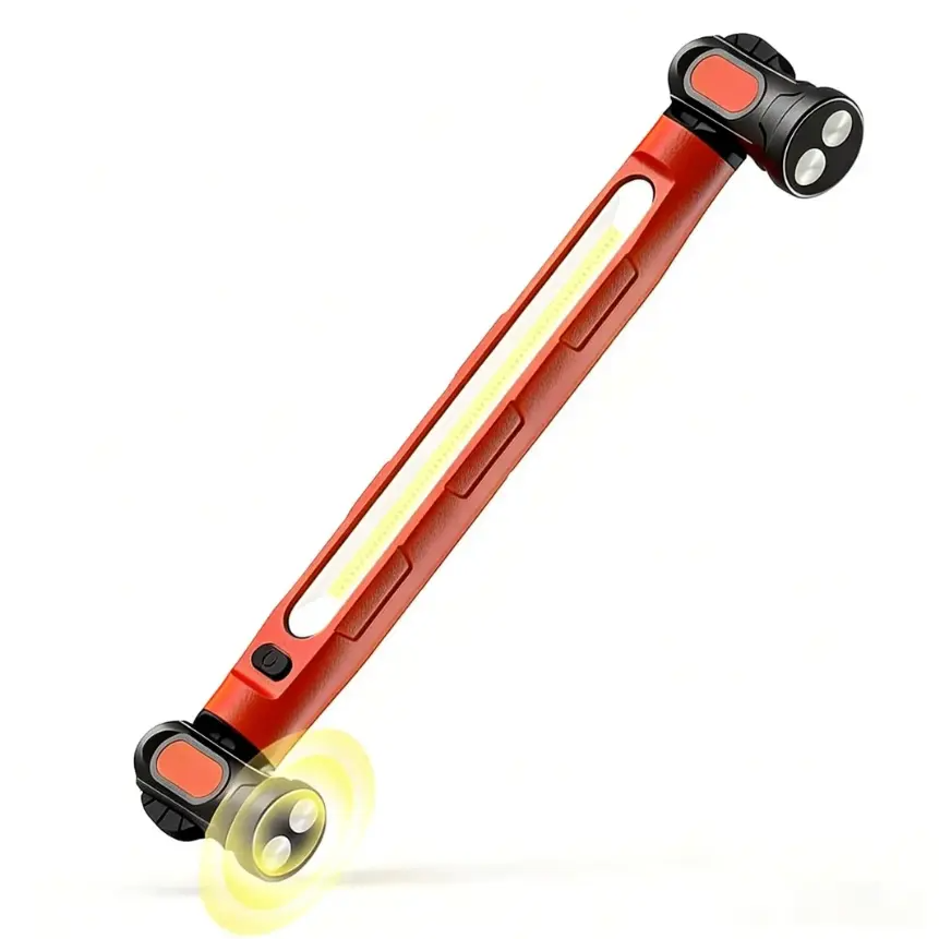 3000LM LED Under Hood Work Light Bar With Magnetic Mount & Rechargeable Battery