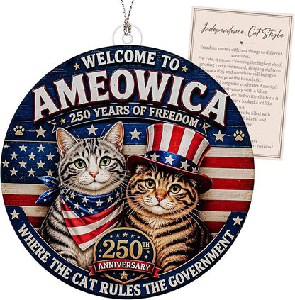 USA 250th Anniversary Christmas Ornament
