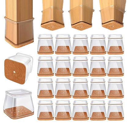 ✨Universal Rubber Chair Leg Protectors – Anti-Scratch Floor Protectors
