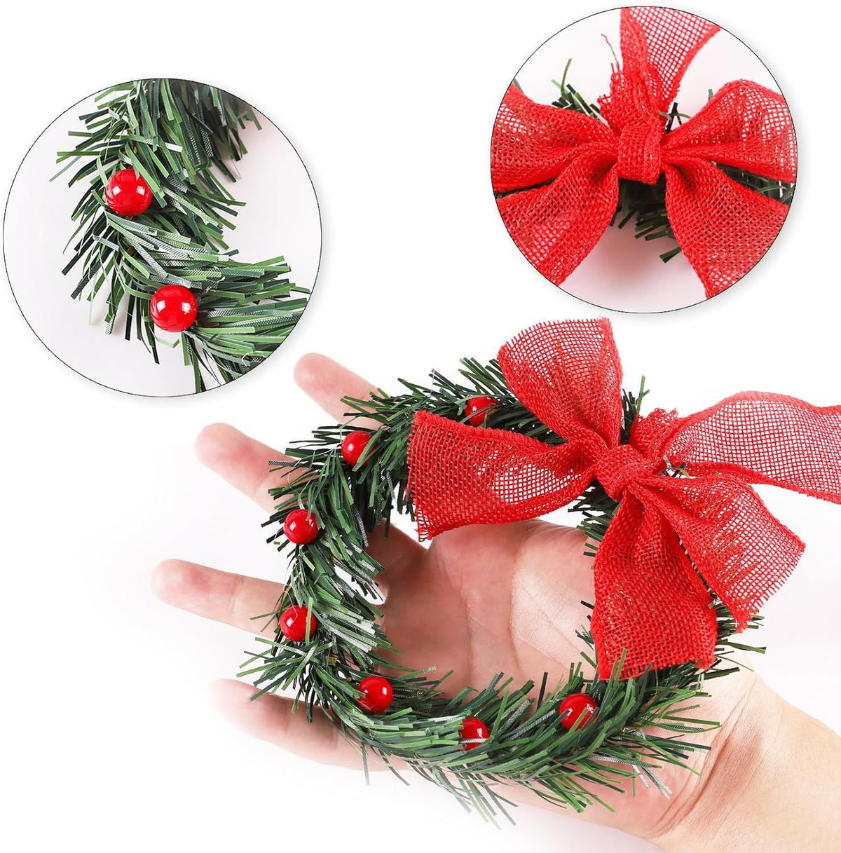 🎄Christmas Mini Artificial Cabinet Wreaths
