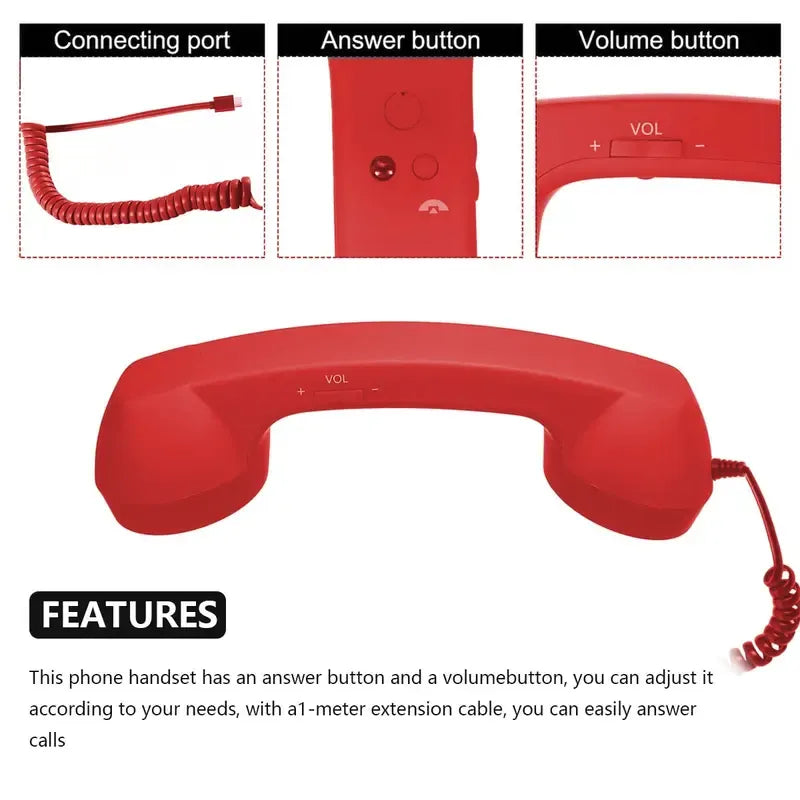 🔥Only $29.99 Last Day Promotion!🎁Retro Phone Handset