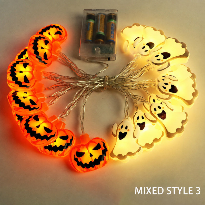 Halloween LED String Lights – Mummy, Pumpkin & Ghost Decorations