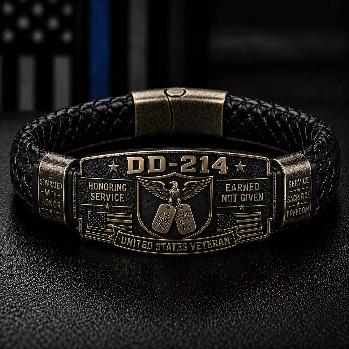 ✝️ King of Kings Faith Bracelet –Veteran Honor Bracelet