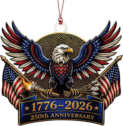 USA 250th Anniversary Christmas Ornament