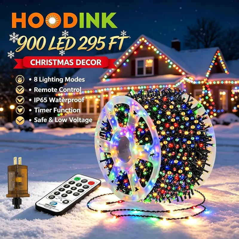 Fairy String Lights, 8 Modes, Timer, Remote - Christmas & Party Decor