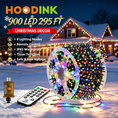 Fairy String Lights, 8 Modes, Timer, Remote - Christmas & Party Decor