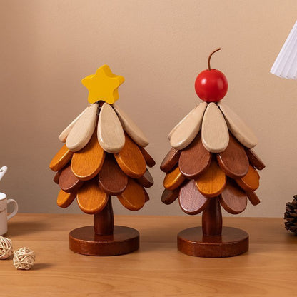 Premium Wooden Christmas Tree Trivet