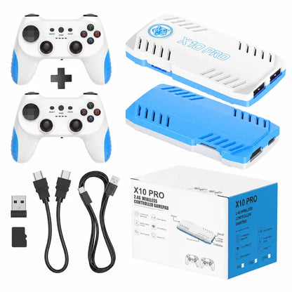 X10 Retro Game Stick with Wireless Controllers & Built-In Classic Games