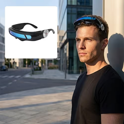 Cyberpunk Chrono-Visor Sunglasses