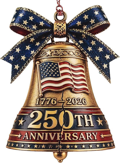 USA 250th Anniversary Christmas Ornament