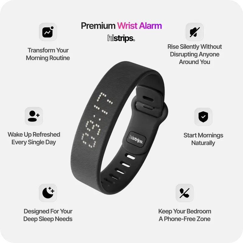 Silent Vibration Alarm Wristband