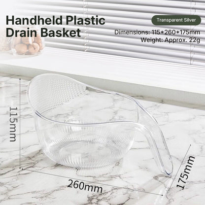 Multifunction Rice Strainer Bowl with Handle