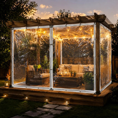 RainShield Pro™ Transparent Waterproof Tarp