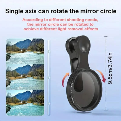 52mm CPL filter for Phone with Clip