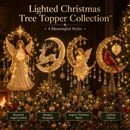⏳ Last Day 50% OFF – 🎄 Lighted Memorial Christmas Tree Topper Collection