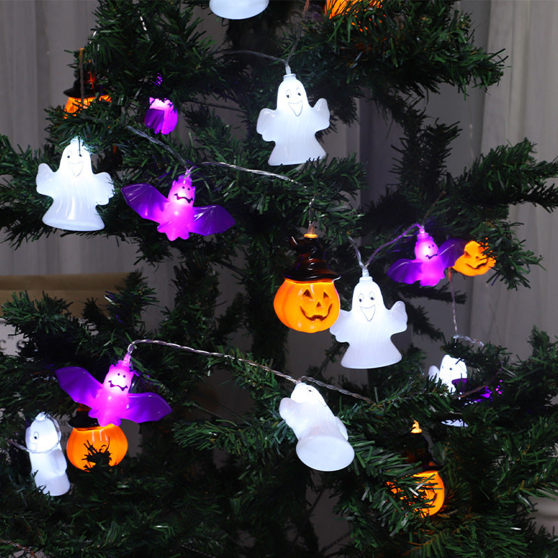 Halloween LED String Lights – Mummy, Pumpkin & Ghost Decorations