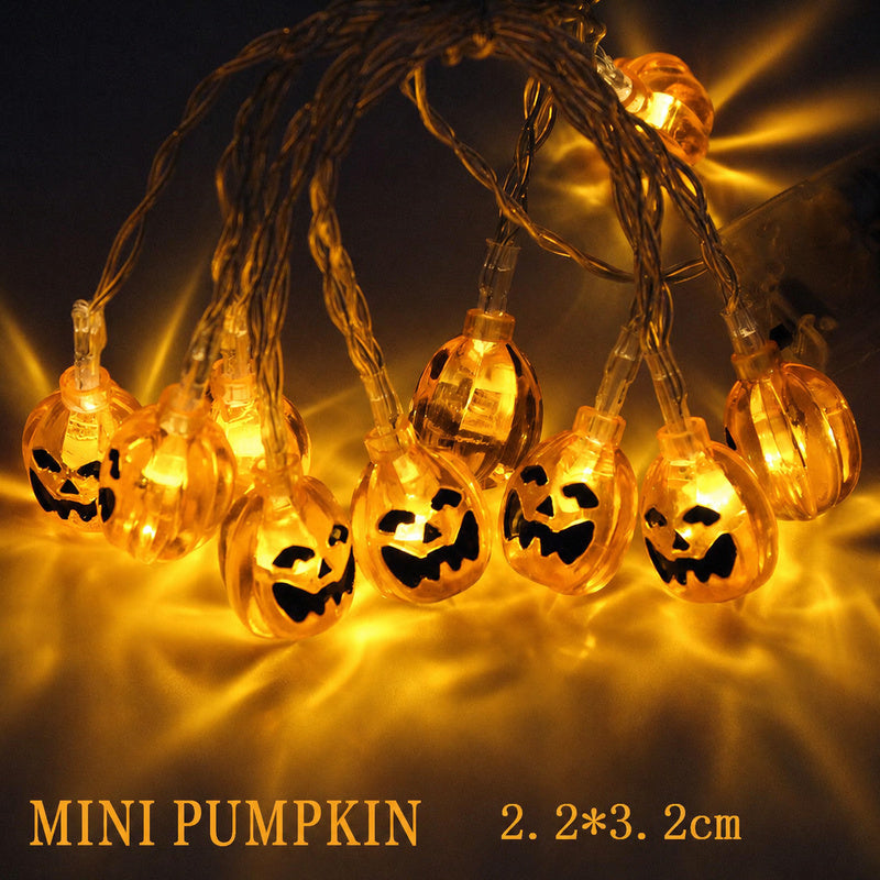 Halloween LED String Lights – Mummy, Pumpkin & Ghost Decorations
