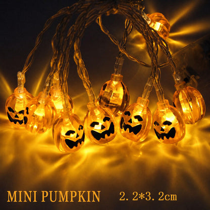 Halloween LED String Lights – Mummy, Pumpkin & Ghost Decorations