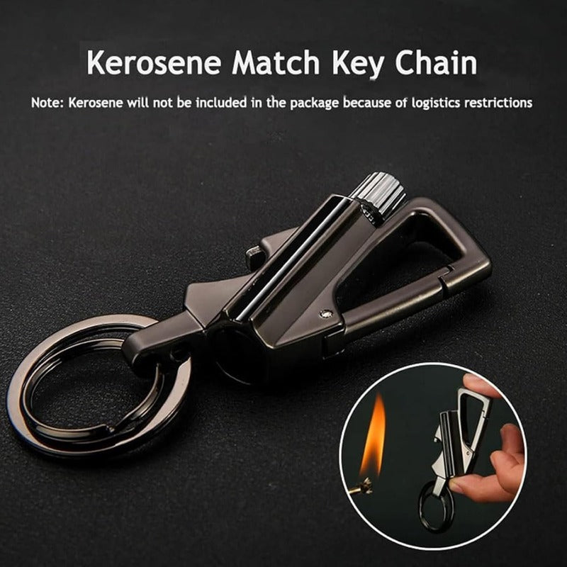 🔥3-in-1 Kerosene Match Keychain