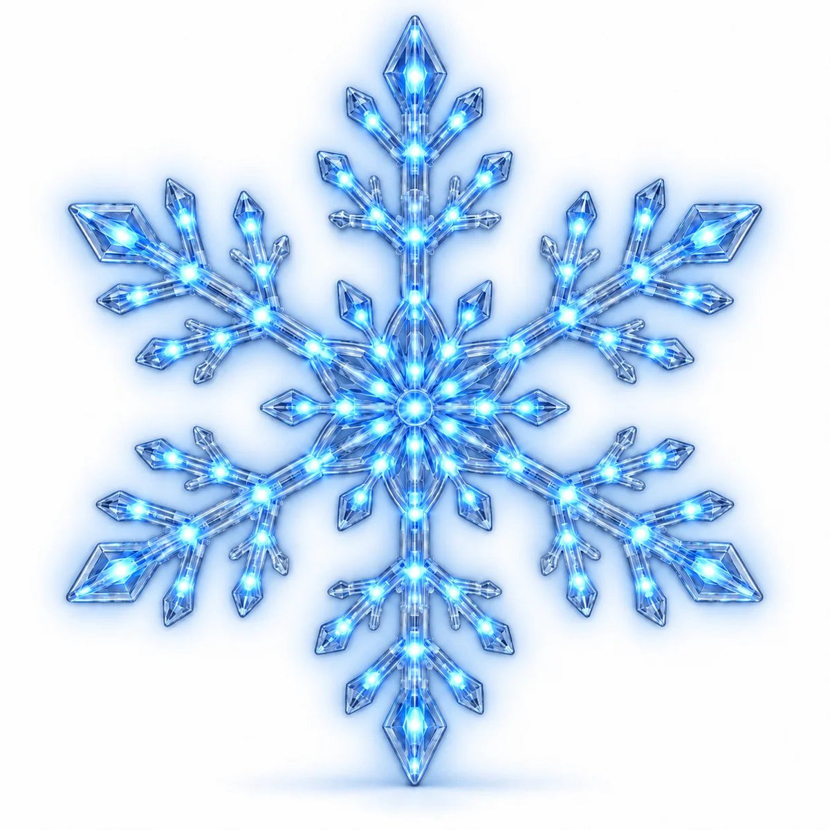❄️ Christmas LED Snowflake Wall Lights Set