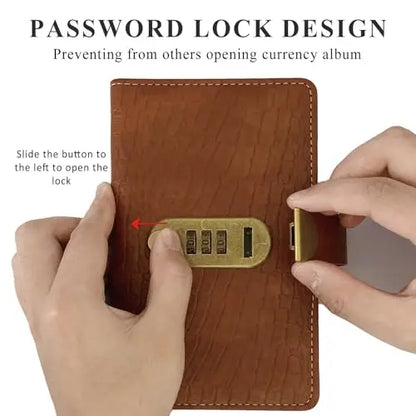 A6 Savings Notebook with 3-Digit Combination Lock