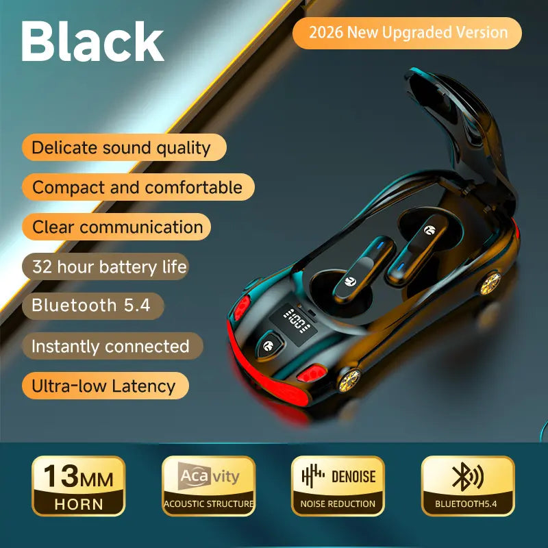 Car-Inspired Low-Latency Bluetooth Earbuds with Long Battery Life