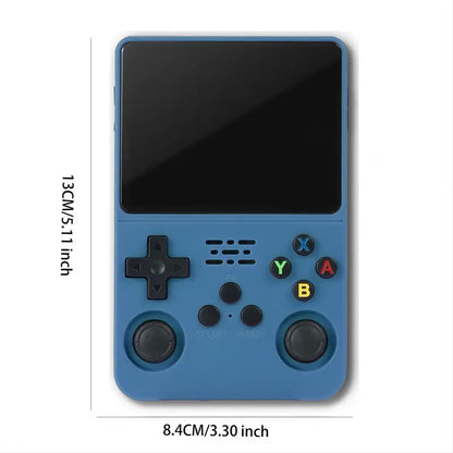 R36S Retro Handheld Game Console with 3.5″ IPS Screen & 64GB Card