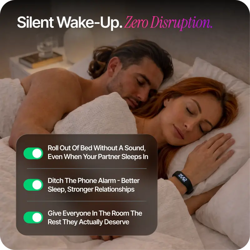 Silent Vibration Alarm Wristband