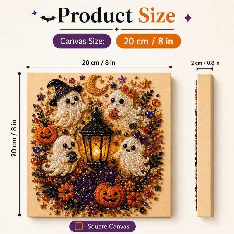 Spooky Cute Ghost 3D Diamond Painting DIY Kit