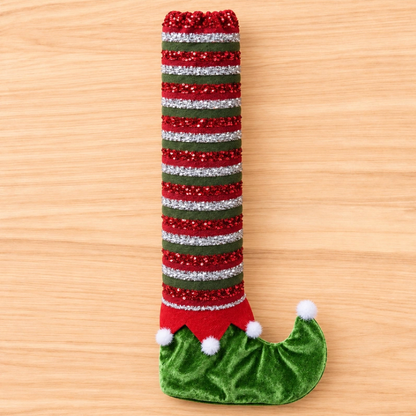 Christmas Home Decor, Dining Room Gift For Family - Santa, Reindeer, Elf Boot Furniture Leg Cover